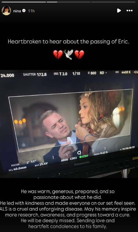 A screenshot of Nina Dobrev's Instagram Stories.